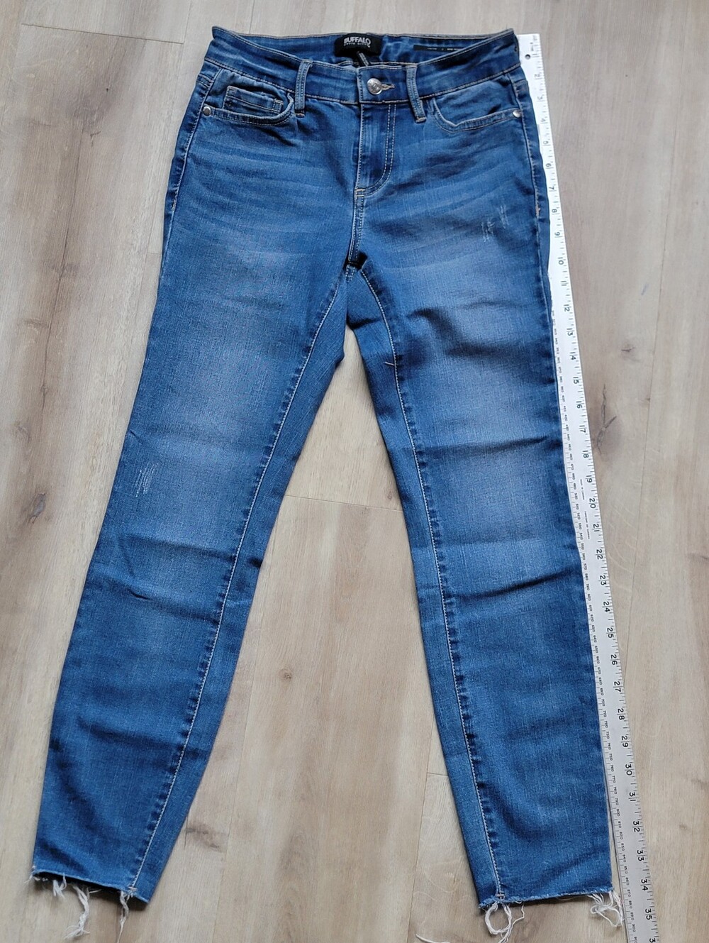 Buffalo Faith Skinny Jeans in Medium Blue Wash